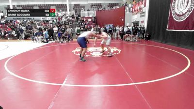 285 lbs Quarterfinal - Cameron Black, DeMatha Catholic vs Grant Goodman, Bethlehem Christian