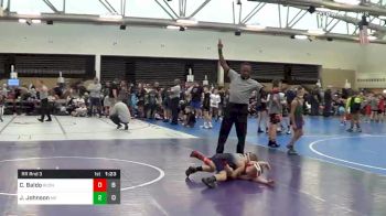 53 lbs Prelims - Christopher Baldo, RedNose ES vs Jett Johnson, M2 TC Blue ES