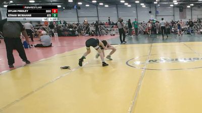 72 lbs Round 4 - 2:15pm Saturday - Dylan Fridley, Ranger Wrestling Club vs Ethan Mcmahan, All I See Is Gold