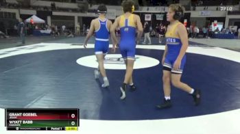 126 Varsity Round 3 - Wyatt Babb, Fairhope vs Grant Goebel, Jesuit