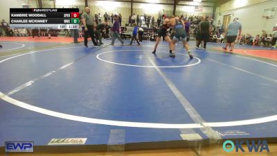 98-102 lbs Rr Rnd 1 - Kambrie Woodall, Sperry Wrestling Club vs Chanlee McKinney, Woodland Wrestling Club