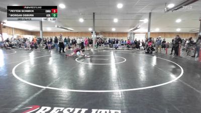 103 lbs 3rd Place - Peyton Schneck, Emmaus vs Morgan Osburn, Ashley