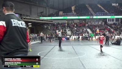 79 lbs Semifinal - Brendon Burns, Kansas Young Guns vs Ashton Allfree, SlyFox Wrestling Academy