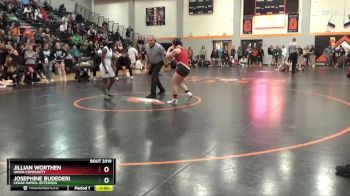 135 lbs 1st Place Match - Josephine Budederi, Cedar Rapids Jefferson vs Jillian Worthen, Union Community