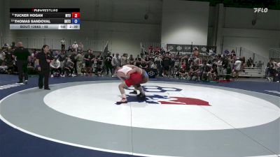 92 lbs Cons. Round 6 - Tucker Hogan, Mat-Town USA vs Thomas Sandoval, BRTC