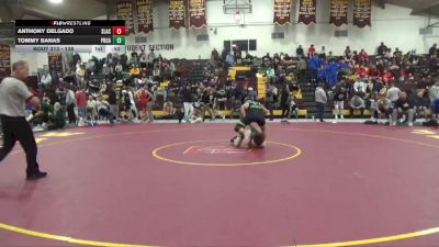 138 lbs Cons. Round 2 - Tommy Banas, Providence Catholic vs Anthony Delgado, SLAM Academy
