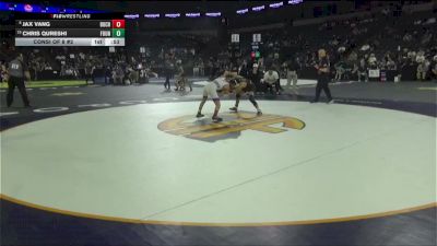 106 lbs Consi Of 8 #2 - Jax Vang, Buchanan (CS) vs Chris Qureshi, Fountain Valley (SS)