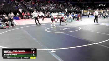 165 Class 3 lbs Quarterfinal - Marcus Lopez-Durman, Carl Junction vs Darrius Paige, Van Horn