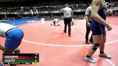 190 lbs Placement (16 Team) - Logan Brown, Western Branch vs Chase Nilo, Landstown