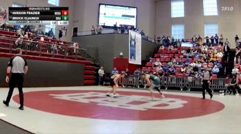 144 lbs Champ. Round 1 - Brock Claunch, Briarcrest Christian School vs Hudson Frazier, Montgomery Bell Academy