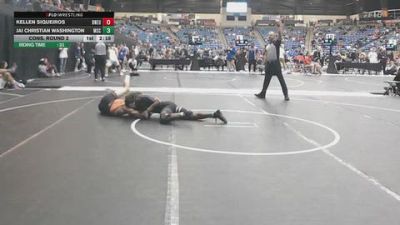 165 lbs Cons. Round 2 - Jai Christian Washington, Murray State vs Kellen Siqueiros, Doane University
