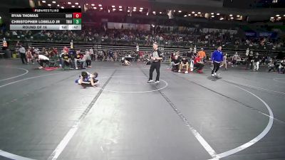 70 lbs Round Of 16 - Ryan Thomas, Saddle Brook vs Christopher LoBello Jr, Triumph Trained