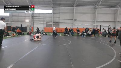 130 lbs Round 9 (10 Team) - Leonidas Fonseca, Kardiac Kidz vs Jake Shaffer, Dayton Bandits