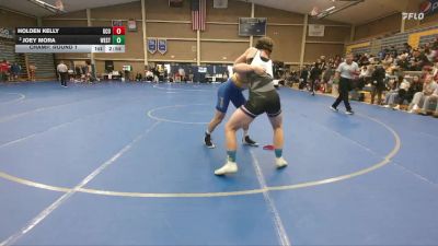 174 lbs Champ. Round 1 - Holden Kelly, Grand Canyon University vs Joey Mora, Westcliff