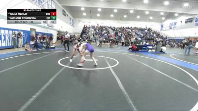 105 lbs Champ. Round 3 - Carolina Moreno, Norwalk vs Savannah Choi, Rancho Bernardo