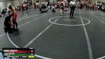 135 lbs Semifinal - Emery Freeman, Fort Hill Mat Club vs Jake Taylor, Warhawks