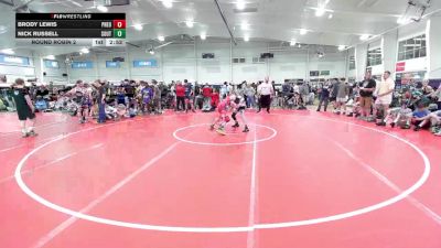 102 lbs Round Robin 2 - Brody Lewis, Pheonix Wrestling-Blue-HS vs Nick Russell, SouthTown Savages-HS