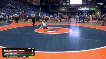 135 lbs Quarterfinal - Jordan Bicknell, Stanford (Olympia) vs Katie Ramirez-Quintero, Bolingbrook