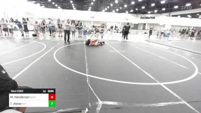 137 lbs 5th Place - Malaki Henderson, Westside WC vs Taiden Atene, No Team