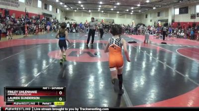 55 lbs Round 5 - Finley Uhlenhake, Immortal Athletics WC vs Lauren Gunderson, Osseo