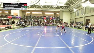 150 lbs Consi Of 16 #2 - Cartier Hightower, Granby vs John Maroney, St Joseph