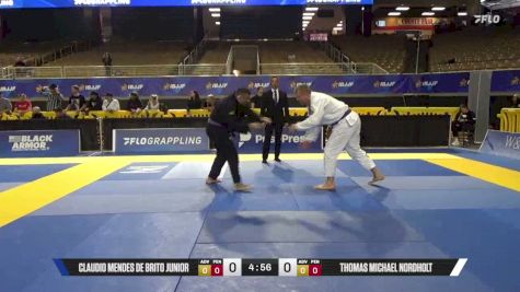 Thomas Michael Nordholt vs Claudio Mendes De Brito Junior 2026 Pan Jiu Jitsu IBJJF Championship