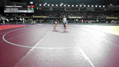 131 lbs Round Of 16 - Gabriela Espinoza, San Jose State vs Anna DiCugno, Tarleton State