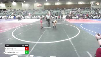 70 lbs 3rd Place - Scarlett Baker, Savage House WC vs Wyatt Timm, No Team