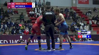 77 kg Gold - Derek Matthews, USA vs Darfel Parada, VEN