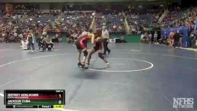 4A 160 lbs Cons. Round 2 - Jeffrey Hoelscher, South Mecklenburg vs Jackson Cuba, New Hanover