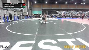 182 lbs Consi Of 8 #1 - Dominick Weaver, Glendale Mat Club vs Robert Demicell, FCA Idaho Gold