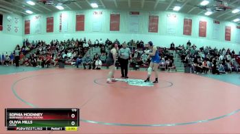 170 lbs Champ. Round 1 - Sophia McKinney, Northwest (canal Fulton) vs Olivia Mills, Clyde