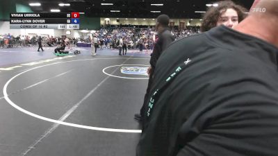 118 lbs Consi Of 16 #2 - Vivian Urriola, SC vs Kara-lynn Dover, GA