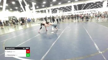 126 lbs Consi Of 16 #1 - Frank Soliz Jr, Aniciete TC vs Julian Manarang, No Team