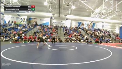 126 lbs Semifinal - Kai Hedgecock, Blue Valley vs Tucker Verbeck, Maize
