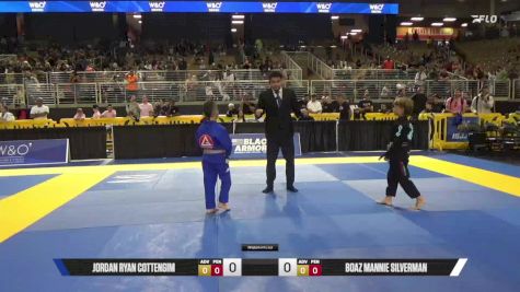 Boaz Mannie Silverman vs Jordan Ryan Cottengim 2025 Pan Kids Jiu-Jitsu IBJJF Championship