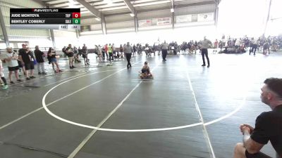 50 lbs Quarterfinal - Jude Montoya, Top Rank Hammers vs Bentley Coberly, Salem Elite Mat Club