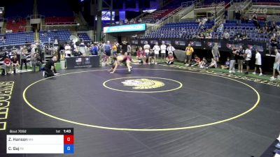 152 lbs Cons Semi - Zach Hanson, Minnesota vs Collin Gaj, Pennsylvania