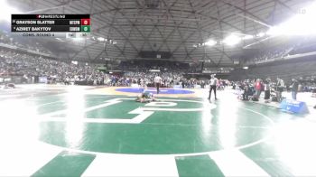 Boys 3A 126 lbs Cons. Round 4 - Aziret Bakytov, Edmonds-Woodway vs Grayson Slatter, Mt. Spokane