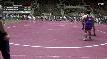 6A 285 lbs Cons. Round 2 - Jack Robertson, Wetumpka vs Steven Williams, Hueytown