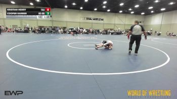 68 lbs Quarterfinal - Kristian HEnry, Tulsa Elite 12U 2 vs Cooper Karber, OK Elite 12U Orange