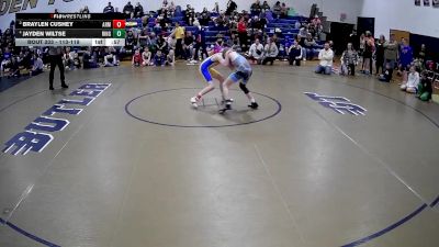 113-119 lbs Round 2 - Braylen Cushey, Armstrong vs Jayden Wiltse, Butler