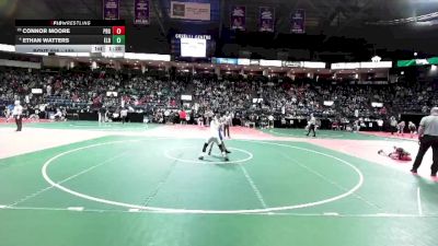 130 lbs Champ. Round 1 - Connor Moore, PBG1 vs Ethan Watters, ELR1