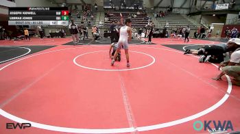 80 lbs 2nd Place - Joseph Kidwell, Raw Wrestling Club vs LEBRAE JONES, HURRICANE WRESTLING ACADEMY