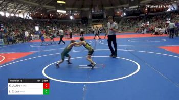 46 lbs Prelims - Kayson JuAire, Anadarko vs Layten Cross, Brushy Wrestling Club