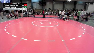 120 lbs 5th Place - Sebastian Mantyla, Grindhouse Wrestling vs Marcos Ramirez, Georgia