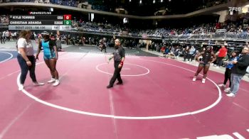 6A 106 lbs Cons. Round 2 - Kyle Torres, Round Rock Cedar Ridge vs Christian Aranda, Klein Oak