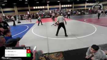 54 lbs 5th Place - Cruz Herman, Mat Demon WC vs Kayden Arevalos, SoCal Grappling Club