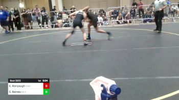 132 lbs Consi Of 32 #2 - Eli Roripaugh, Chaparral HS vs Conrick Baines, Gold Rush Wr Ac