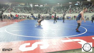120 lbs Round Of 16 - Kalley Fuller, Blue Devil Wrestling vs Myka Loman, Newcastle Wrestling